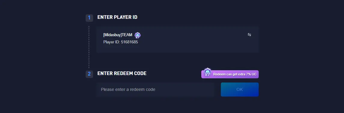 PUBG M UC (Code)