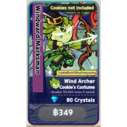 Wind Archer Cookie Costume